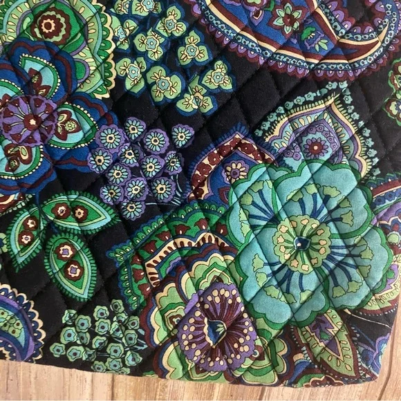 Vera Bradley 2009 Holiday Blue Rhapsody Tote - Picture 7 of 7